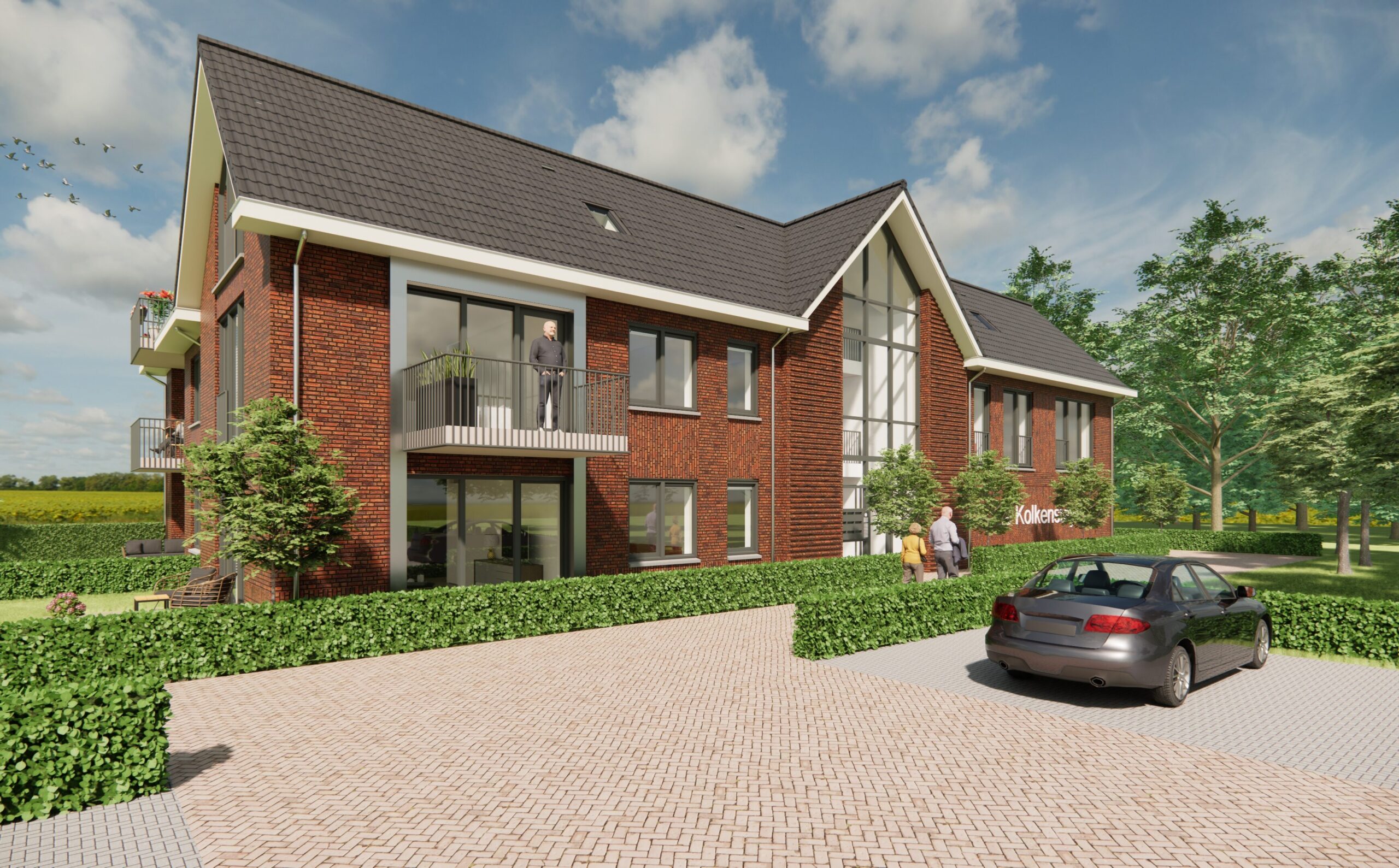 Nieuwbouw 9 appartementen  <br>De Kolkensteyn Terwolde